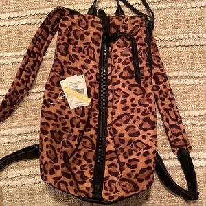 Aimee Kestenberg large Tamitha leopard backpack